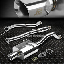 For Civic Ejem 24dr J2 3.5muffler Tip Stainless Racing Catback Exhaust System