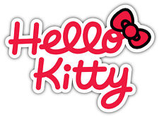 Hello Kitty Slogan Cartoon Sticker Bumper Decal - Sizes