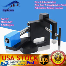 Pipe Tube Notcher Tool Angles To 50 Degree 34-3 Fabrication Tubing Notcher