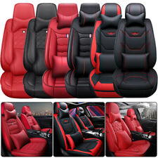 For Honda Accord Civic Auto Full Set Car Seat Covers Pu Leather Protectors Parts