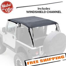 Smittybilt 92915 Extended Top W Windshield Channel - 1992-1995 Jeep Wrangler Yj