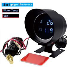 Universal Digital Water Temp Gaugevoltmeter With 10mm Temperature Sensor N9j4