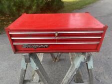 Vintage Snap On Tools 3 Drawer Middle Intermediate Box Kra-429e With Keys 1984