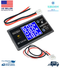 Dc 100v 10a 250w Lcd Digital Voltmeter Ammeter Wattmeter Voltage Current Power
