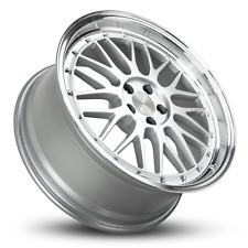  4pc Vw Audi 18x8.0 Euro Mesh Wheel Rim 5x112 Silver Bbs Lm Alzor 020 Styling