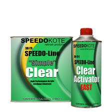 Automotive Acrylic Urethane Clear Coat 31 Mix Clearcoat Gallon Kit Wfast Act.