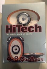 Vintage Pair Hi Tech Co-axon 4x 6 Car Speakers 4 Ohm 30w Nib