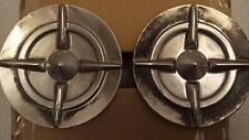 Pair 1957 Chevy Front Bumper Guards Bumperettes Stainless Gm