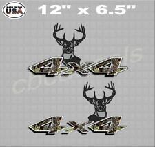 Camo Deer Hunting 4x4 Truck Bed Decal Sticker Truck Decal Set Of 2