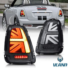 Pair Smoke Led Tailights Rear Lamps For 2011-2013 Bmw Mini Cooper R55 R56 R57