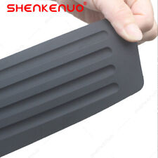 Black Car Rear Bumper Protector Rubber Trim Strip Sill Guard Scratch Cover Pad