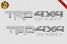Trd 4x4 Sport Decal Set 2016 - 2020 Tacoma Tundra Toyota Sticker Silver Gray
