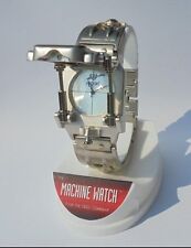 1992 New Edge Co Machine Iii Futuristic Cylinder Wrist Watch Free Shipping