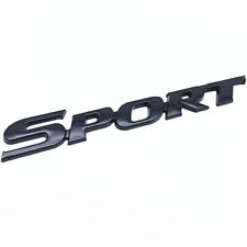 3d Metal Car Racing Emblem Badge Decal Sport Logo Style Decorative Sticker Black