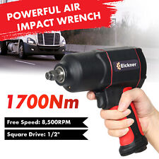 12 Drive Composite Twin Hammer Air Impact Wrench 1255 Ftlbs 1700nm Rattle Gun