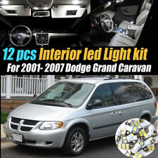 12pc White Car Interior Led Light Bulb Kit For 2001-2007 Dodge Grand Caravan