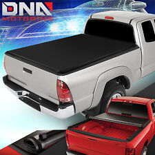 For 2005-2015 Toyota Tacoma 5 Ft Fleetside Short Bed Soft Roll-up Tonneau Cover