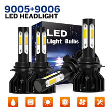 90059006 Combo Led Headlight Kits 120w Highlow Beam Bulbs 6000k White