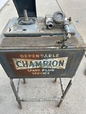 Vintage Champion Spark Plug Tester Cleaner Service Oil Gas Station Made In Usa