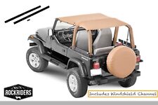 1992-1995 Wrangler Yj Extended Bikini Top Spice With Windshield Channel Kit