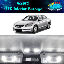 12x White Led Bulbs Interior Lights Package Kit For 2003 - 2012 Honda Accord