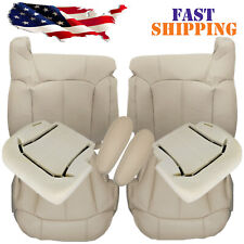 For 2000 2001 2002 Chevy Tahoe Suburban Front Seat Cover Foam Cushion Shale Tan