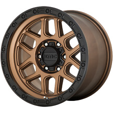 18 Inch Bronze Black Wheels Rims Dodge Ram 2500 3500 8x6.5 Lug Kmc Mesa Km544