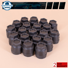 20 Pcs Black Lug Nut Covers Cap Fit For For Buick Chevrolet Gmc Chevy Camaro Usa