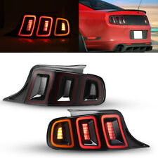Tail Lights For 2010-2014 Ford Mustang 2011 12 Brake Lamp L R Led Sequential