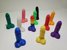 Novelty Joke Penis Dick Valve Stem Cap Covers Pack Of 4 Many Colors Prank Gag