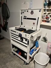 5 Drawer Rolling Tool Cart Heavy Duty Mechanics Box Storage Chest Cabinet White