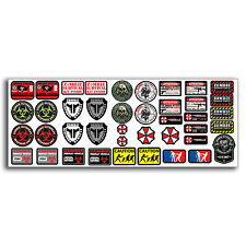 Rc Scale Zombie Rc Car Decal Graphic Stickers Sheet 110 Truck Crawler Body Oem