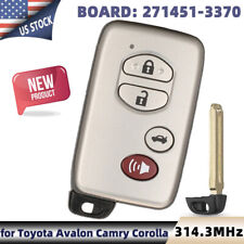 271451-3370 E Smart Key Remote Keyless Fob 4b For 2007-2011 Toyota Avalon Camry
