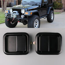 New Pair Outside Full Door Handle Metal Fit For Jeep Wrangler 1987-2006 Yj Tj