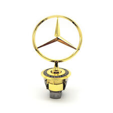 Oranment Mounted Star Hood Emblem Bonnet Logo Fits Mercedes-benz W202 W203 W210