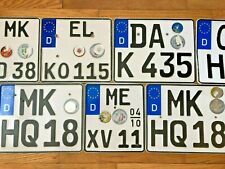 Single German Motorcycle License Plate - Craft Condition