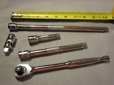 Matco Silver Eagle 38 Drive 5-pc Ratchet 3- Extensions And Universal Set New
