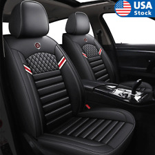 Full Surrounded 5-seats Car Seat Cover Luxury Pu Leather Frontrear Cushions Set