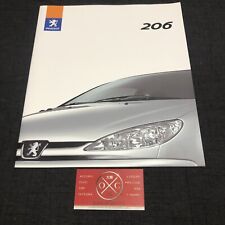 Peugeot 206 Brochure Catalog Japanese Prospekt Rare Xs Xt Rc 2000 01 02 03 04 05