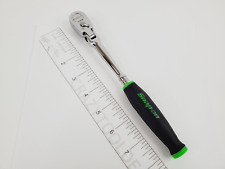 Snap On Tools New Thlf72g 14 Dr Soft Grip Long Handle Flex-head Ratchet Green