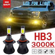 For 02-21 Ford F150 2x 9005 Yellow Led Fog Light Driving Bulb W Strobe Steady