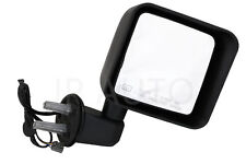 For 2014 Jeep Wrangler Power Heated Black Side Door View Mirror Right