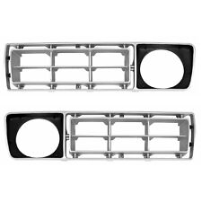 19761977 Ford Pickup Truck Grille Insert Silverblack Pair Right Left Side