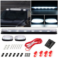 Clear Led Cab Roof Marker Lights For Chevrolet Silverado 1500 2500 3500 07-21
