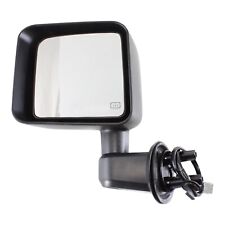 Power Mirror For 2011-2013 Jeep Wrangler Jk Driver Side Heated Textured Black