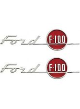 1955 Ford Pickup Truck Hood Side Emblems F100