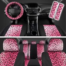 Full Set Of Leopard Print Car Seat Cover Genuine Free Shipping