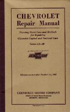 1927 1928 Chevrolet Car Truck Shop Service Repair Manual Engine Drivetrain Book