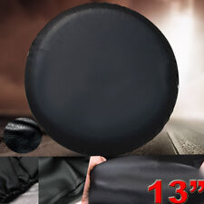 13 Diy Black Spare Tire Tyre Wheel Cover For Trailer Rv Camper Heavy Duty Vinyl