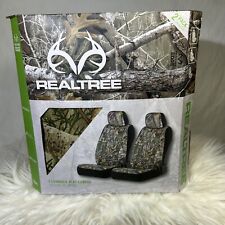 Realtree Camo Two Low Back Seat Covers Set Quick Installed New